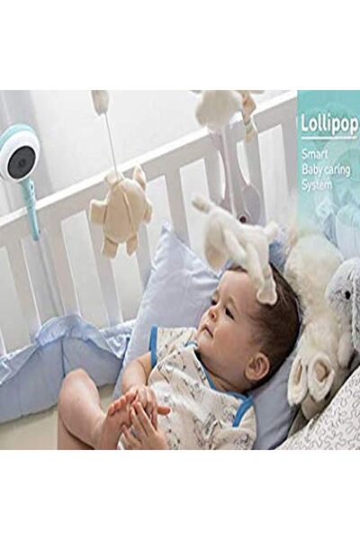 Lollipop Baby Camera with True Crying Detection - Smart Baby Monitor (Turquoise)