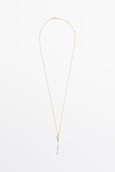 Massimo Dutti Parlak taşlı kolye