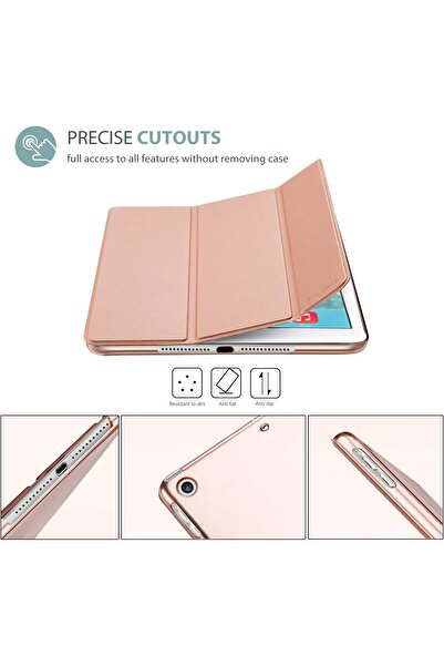 PROCASE Smart Case for iPad Air 1st Gen (A1474/A1475/A1476) - Rosegold