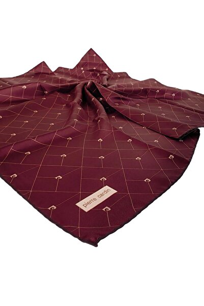 Pierre Cardin Silk Crepe Satin Scarf 2026 Winter Season C