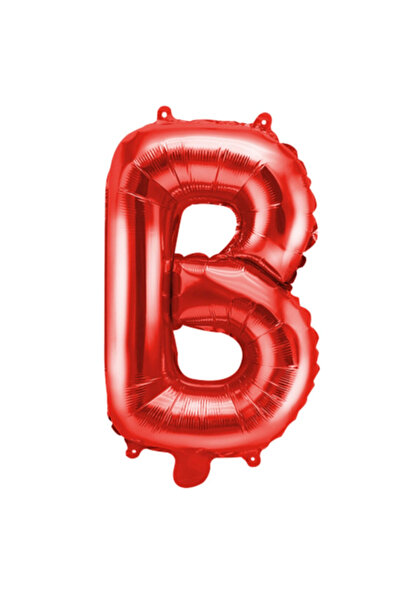 SDEPOT foil balloon, red, letter B shape, 40 cm