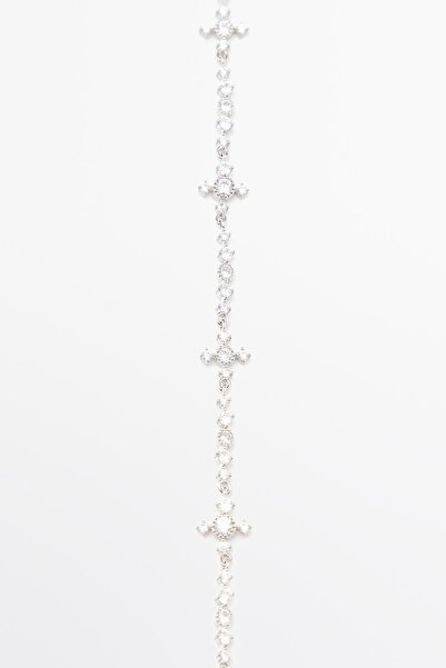 Massimo Dutti Parlak taşlı sarkıt kolye