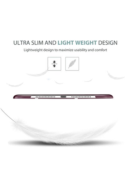 PROCASE حافظة ذكية لجهاز iPad Air 2 (2014) - لون النبيذ