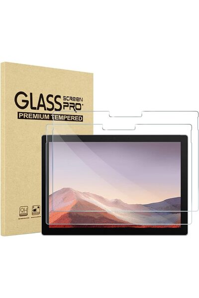 PROCASE 2 Pack Tempered Glass Screen Protector for 12.3" Microsoft Surface Pro 7 Plus/7/6/5/4
