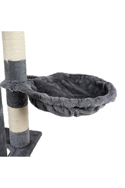 Selgot Cat Playset, Size 75 x 40 x 141 cm, 4 Levels, Grey