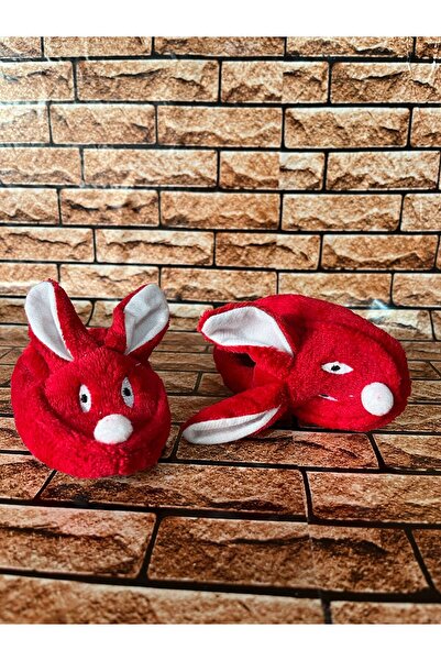 ADIM SEPETİ Plush Baby Booties with Animal Figures