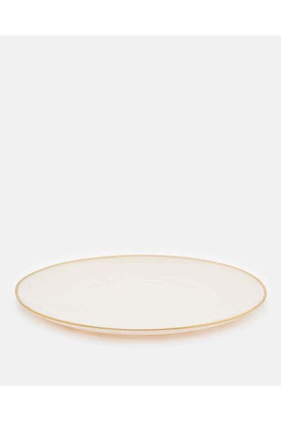 REDTAG Beige Round Glass Dinner Set (24 Piece)