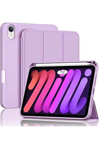 PROCASE iPad Mini 7 (A17 Pro 2024) / iPad Mini 6 8.3 inch Case with Pencil Holder - Purple