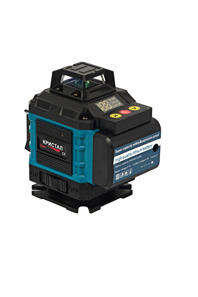 DDT Nivelă laser profesională DDT-KRISTAL 16 linii 4D, verde, cu 2 baterii Li-Ion, telecomandă, trepied