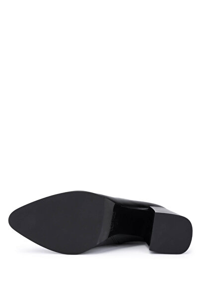 Tamer Tanca Kadın Suni Deri Siyah Topuklu Bot