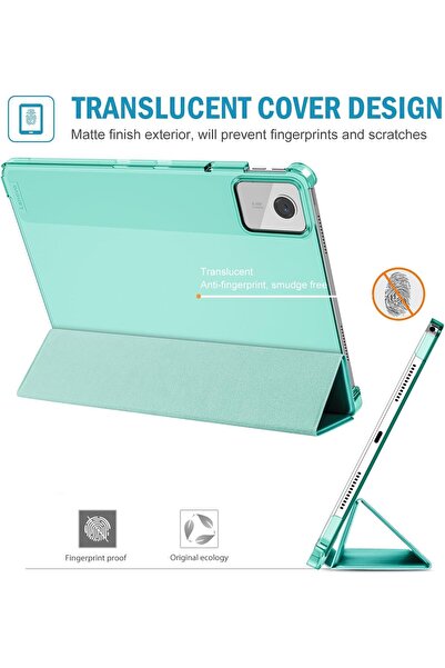 PROCASE جراب ذكي لجهاز Lenovo Tab M11/Tab K11 LTE 11 بوصة (TB330FU) مع حامل قلم - أخضر نعناعي