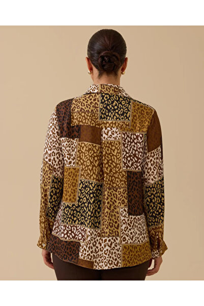Gala-Xi Plus size patterned shirt