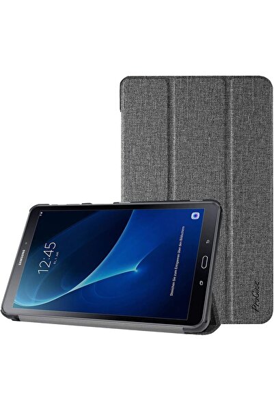 PROCASE جراب Galaxy Tab A 10.1 (SM-T580/T585/T587، 2016) - جراب ذكي رفيع، رمادي فاتح