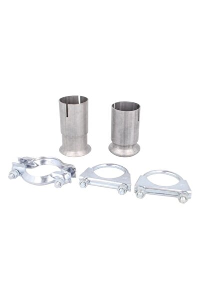 Autowag Set conectori pentru țeavă de eșapament cu cleme de 48 mm