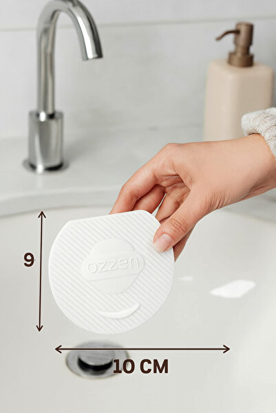 ozzen BEYAZ Lavabo Kötü Koku Giderici Önleyici Silikon Mat Sızdırmaz Lavabo Tıkacı Lavabo Tıpası
