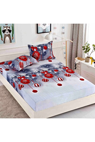 Inovius Husa pat Craciun cu elastic 180×200 Finet + 2 fete perna JJJ5063