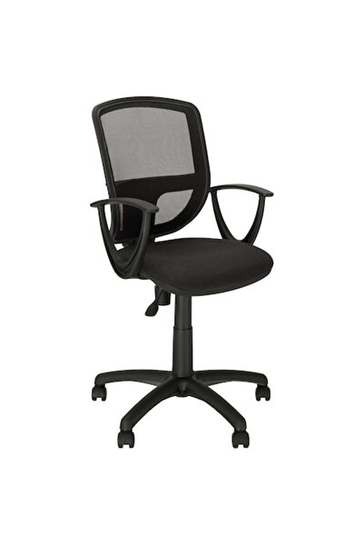 Ergonica Καρέκλα Γραφείου KREDA GTP, Μαύρο Ύφασμα Fiji