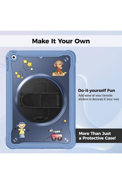 PROCASE جراب متين لجهاز iPad 10.2 (الجيل التاسع/الثامن/السابع) - أزرق داكن