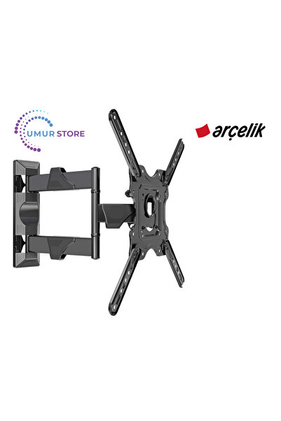 Herz Samsung 55q60c 4k Ultra Hd 55" 140 Ekran Uyumlu Lcd Led TV Hareketli Duv...