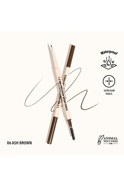 MOİRA - Precision Brow Pencil (006, Ash Brown) 1.5 mm