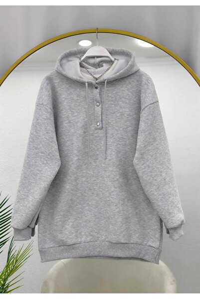 YEDİLALE Citicitli Three-Ply Fleece Sweat with Hood