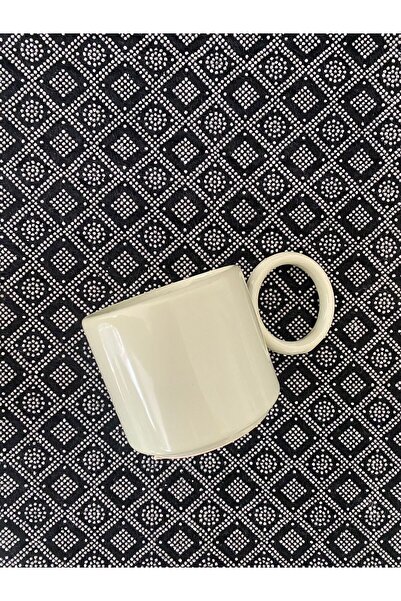 YAZICI Halka Kulplu Tekli Fincan Porselen Keramika