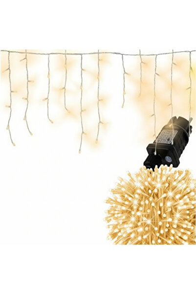 zola LED Christmas light, 500 LEDs, 22.5 m, 31V, 6 W, IP44, warm white, 8 modes, outdoor/indoor