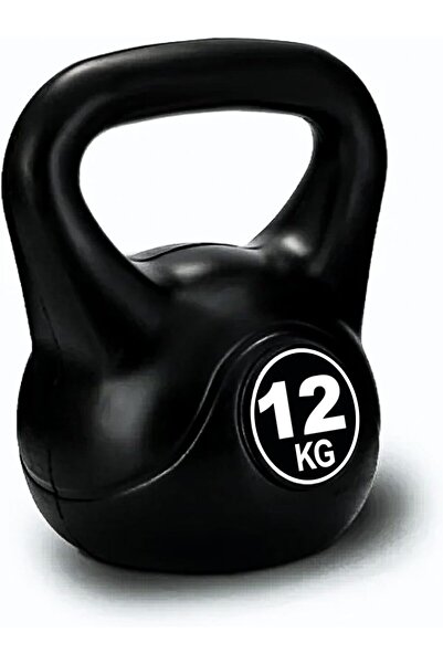 SKY LAND كيتل بيل (دمبل) من الفينيل - 12 كجم، أسود