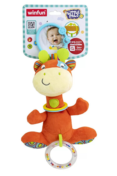 WINFUN Дрънкалка с топка жираф за бебета,