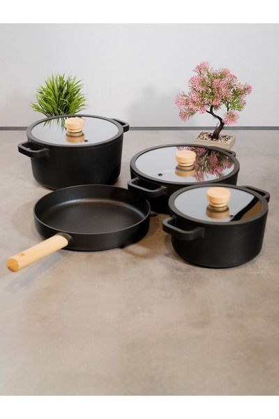 CG Home Züccaciye طقم صب معدني من 7 قطع من إمسان