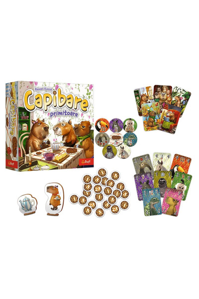 Trefl Welcoming Capybaras Board Game (Romanian language)