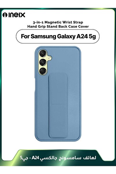 ineix 3-in-1 Magnetic Wrist Strap Hand Grip Stand Cover for Samsung Galaxy A24