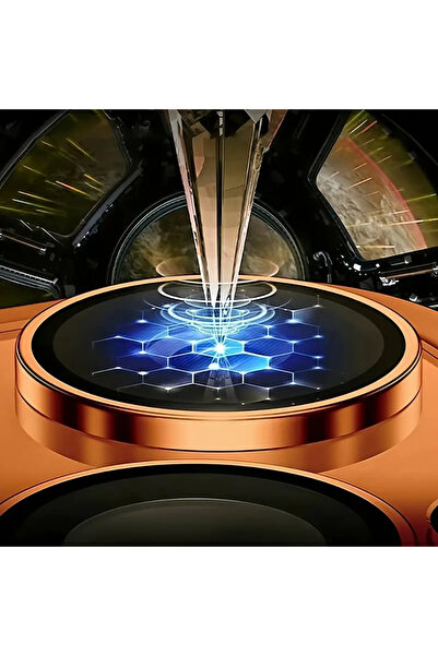 nexiva iPhone 17 Pro Max Orange Sapphire Camera Protector Lens Anti-Static Full Protection