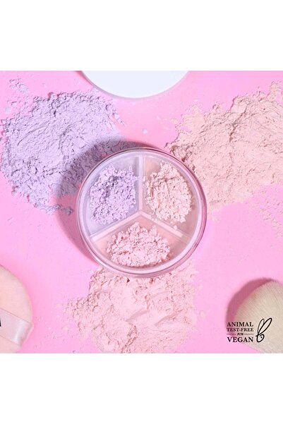 MOİRA - بودرة تثبيت المكياج السائبة Set & Correct (005، وردي وردي)