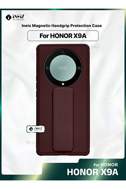 ineix حزام معصم مغناطيسي 3 في 1 مع حامل وغطاء جراب لهاتف Honor X9a