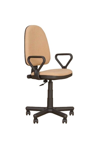 Ergonica Scaun de birou PRIVILEGE GTP, material textil Cagliari Ocru-Negru