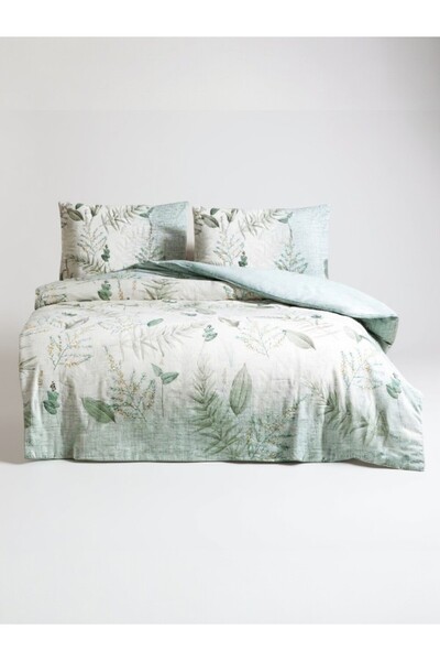 Özdilek طقم غطاء لحاف شتوي فلانيل من ناتورليج – 100% قطن، ناعم ودافئ