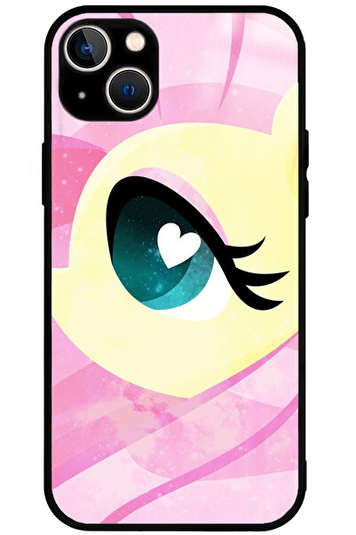 WANNA PROTECT حافظة هاتف لامعة لهاتف iPhone 13 بنمط Fluttershy مطبوع مع حماية...