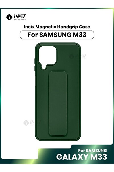 ineix حزام معصم مغناطيسي 3 في 1 مع حامل وغطاء جراب لهاتف Samsung Galaxy M33