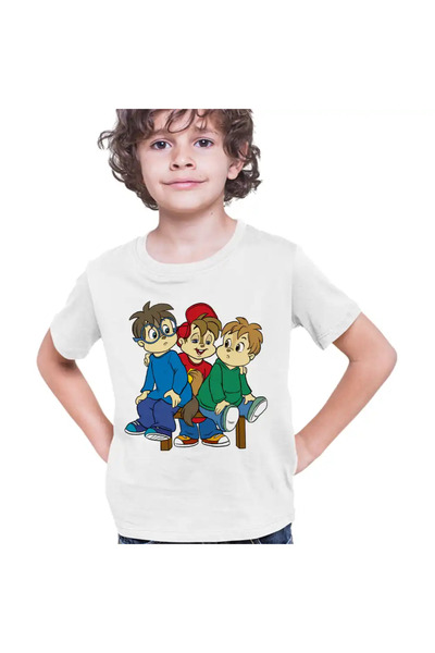 OEM T-shirt for children boys Alvin School Students Alvinnn The Chipmunks