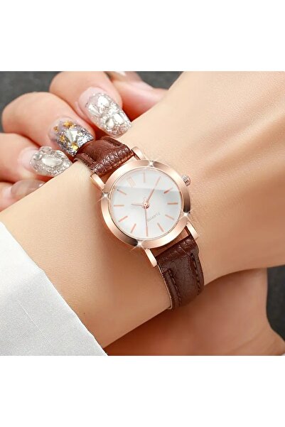 Feronnucci Women's Leather Cord Quartz Elegant Wrist Watch 4 Colors 646