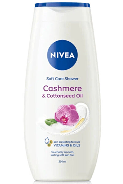 NIVEA كريم الاستحمام 250 مل بزيت الكشمير وبذور القطن