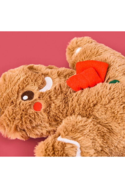 Simple Living Kurabiye Adam Sıcak Su Torbası - Kahverengi