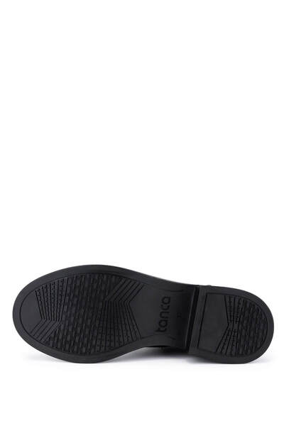 Tamer Tanca Kadın Siyah Deri Casual Bot