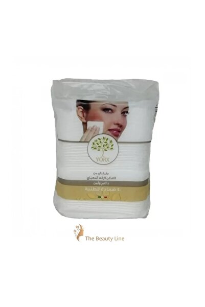 Yorx YOREX Square Cotton Makeup Remover Pads - 40 Pads