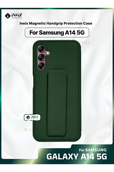 ineix حزام معصم مغناطيسي 3 في 1 مع حامل وغطاء جراب لهاتف Samsung Galaxy A14 5G