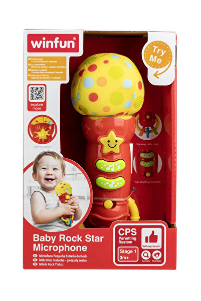 WINFUN Бебешки микрофон за бебета,