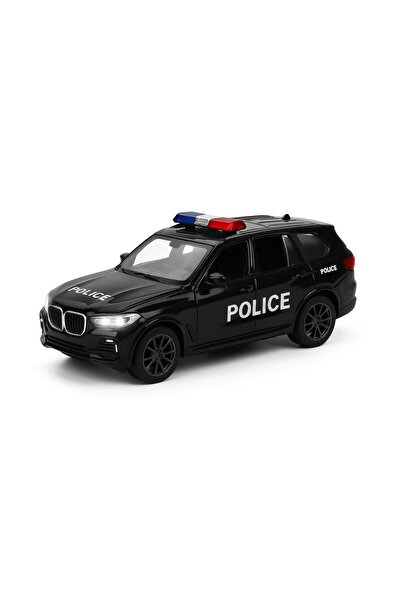 Blusmart Метална полицейска кола със светлина и звук, мащаб 1:32