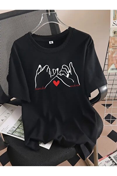 CLASİVA Modern Design Custom Printed Unisex Oversized Crew Neck T-Shirt