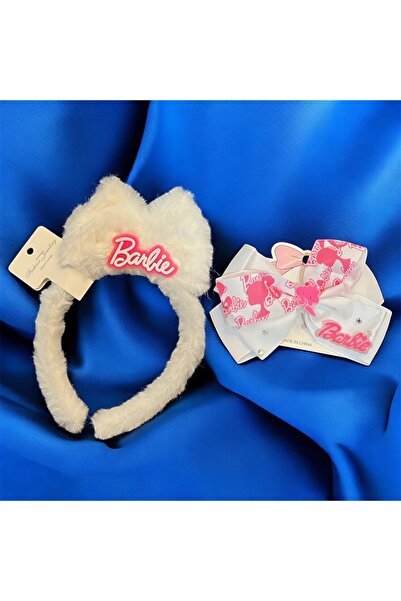Store Barbie Plush Children's Crown & Barbie Tie-On Rubber Buckle Set